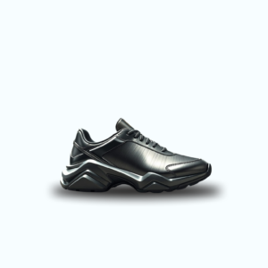 3D-rendered Runnix 3D sneaker with a futuristic design and customizable features, built with sustainable TPU material.