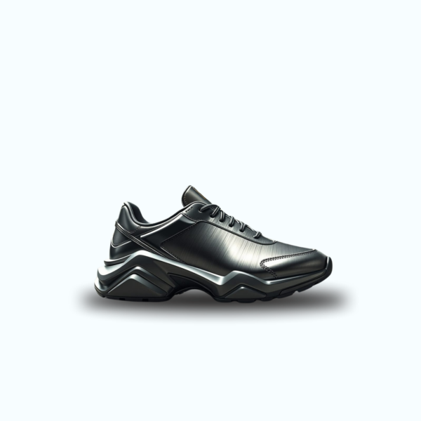 3D-rendered Runnix 3D sneaker with a futuristic design and customizable features, built with sustainable TPU material.