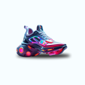 3D-rendered custom sneaker by Runnix 3D, showcasing innovative design and sustainable TPU material.